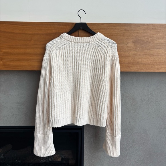 J.Crew Heritage cotton fisherman crewneck sweater, Size M - Picture 12 of 16